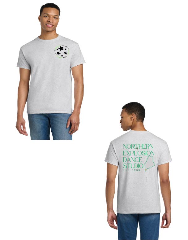 Unisex Crew Neck Shirt with Northern Explosion Logo