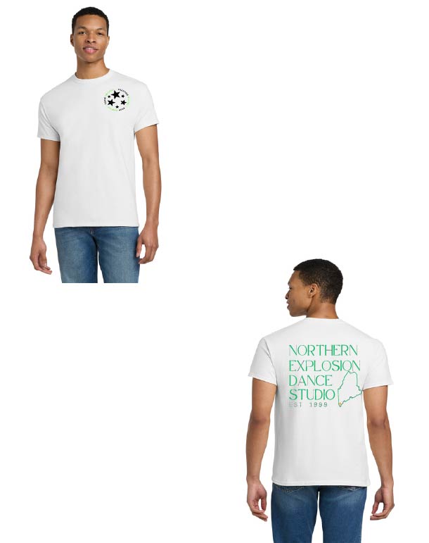 Unisex Crew Neck Shirt with Northern Explosion Logo