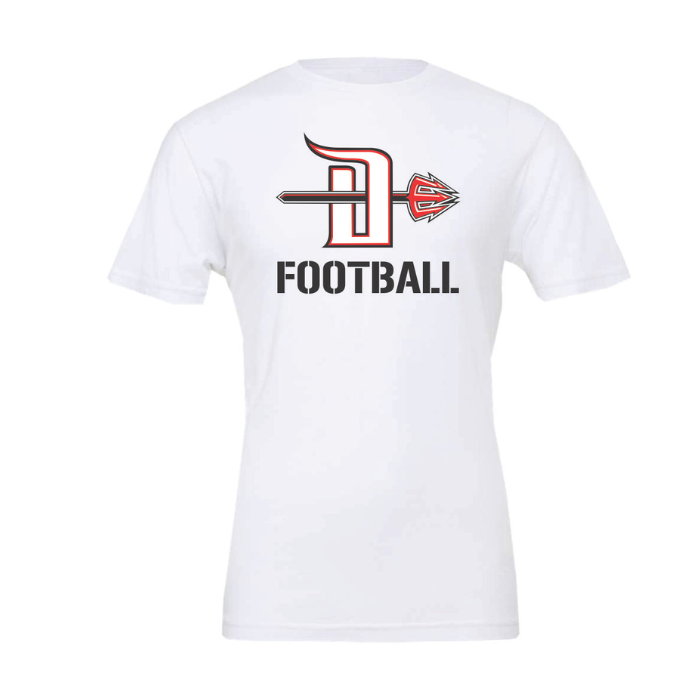 Short Sleeve T-Shirt - Derry Demons Football Design