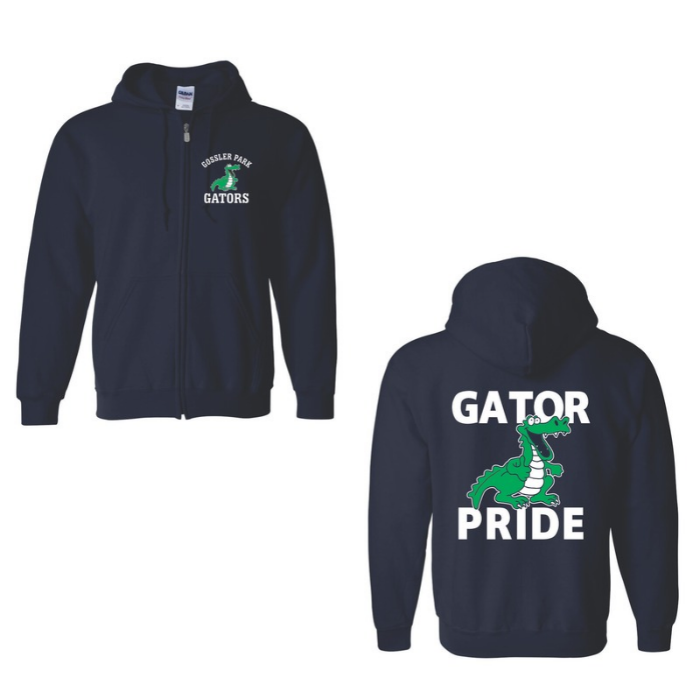 Gossler: Gildan 8oz Full Zip Hooded Sweatshirt (Youth/Adult)