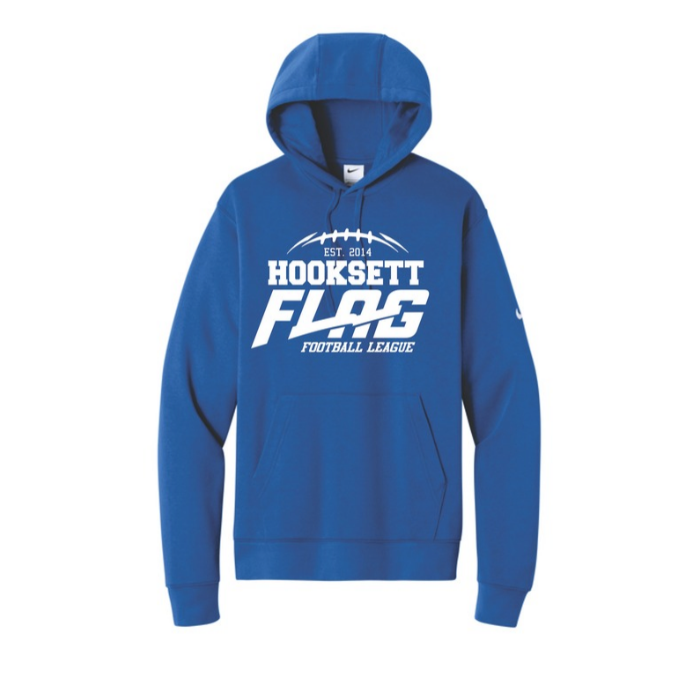 Hooksett Flag Football - Nike Hooded (Adult only)