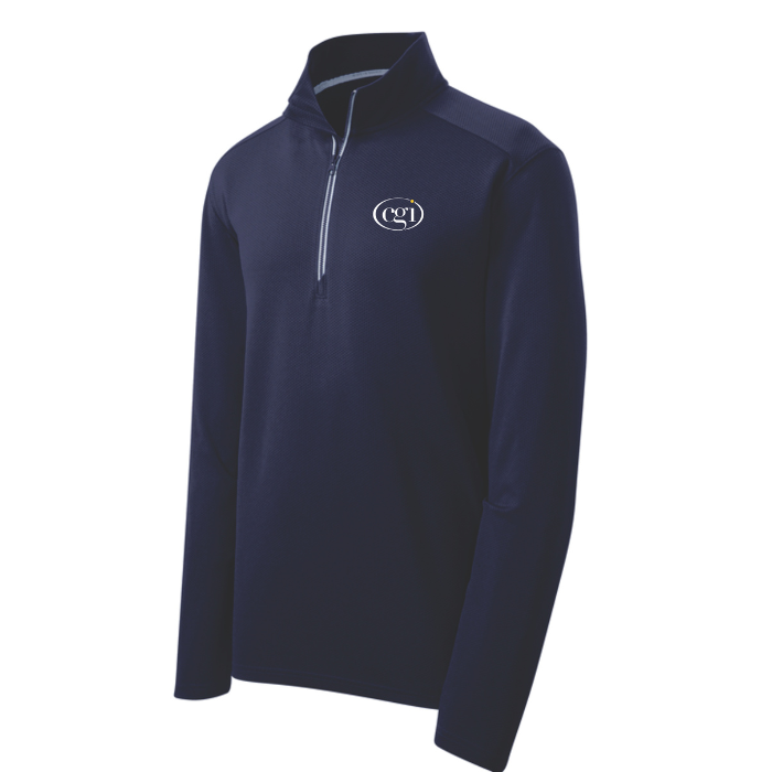 CGI-SportTek Sport-Wick Textured 1/4 Zip