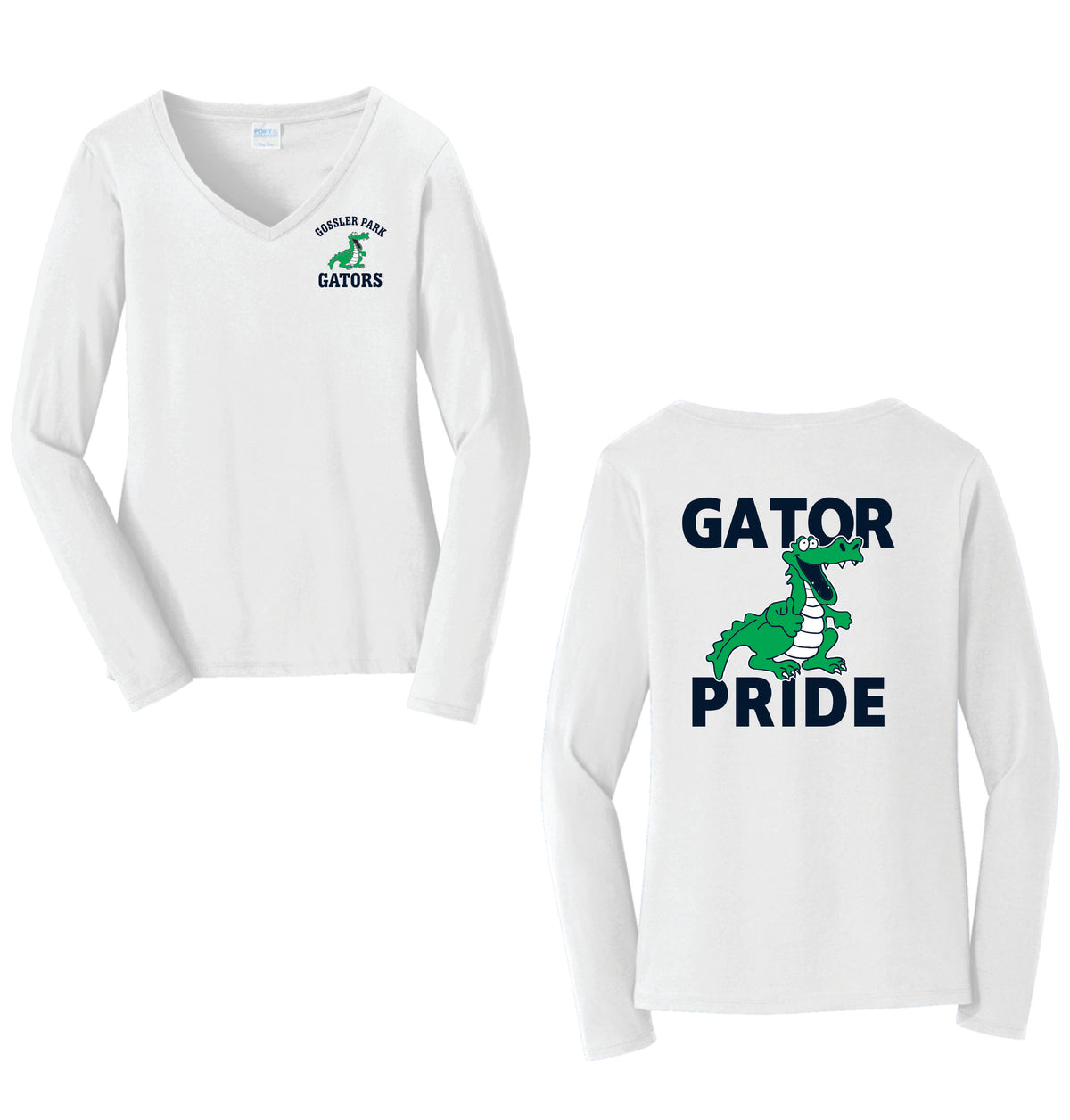 Gossler: Women's V Neck Long Sleeve (Adult)