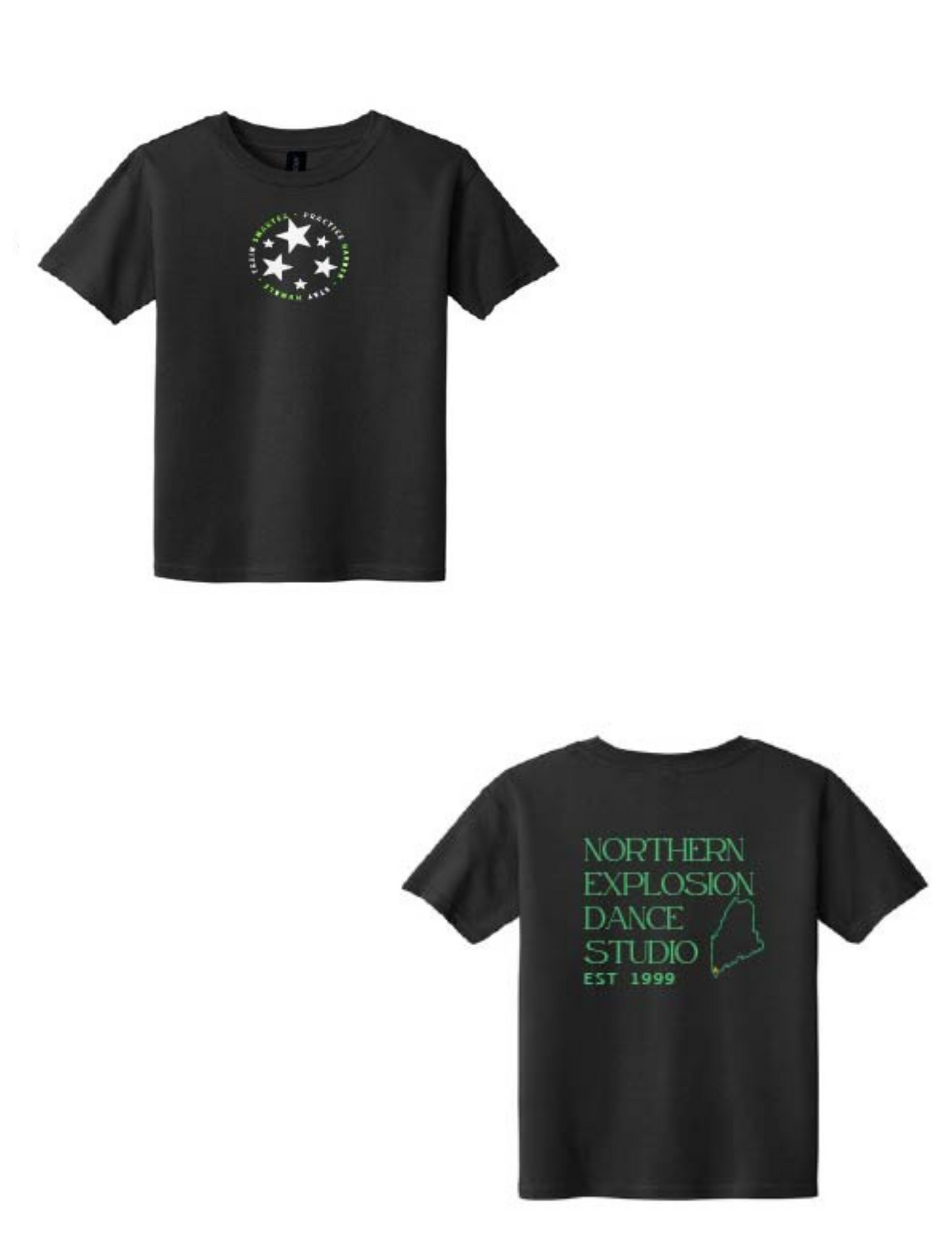 Youth Crew Neck Shirt with Northern Explosion Logo
