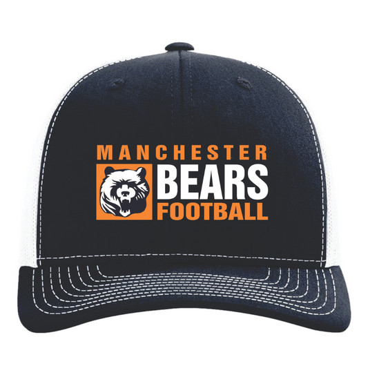 Snapback Trucker Hat with Manchester Bears Logo