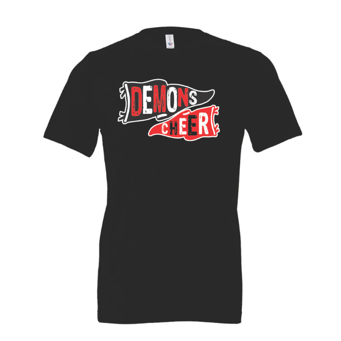 Short Sleeve T-Shirt - Derry Demons Flag Design