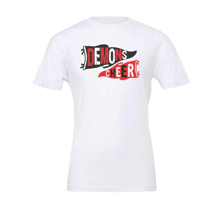 Short Sleeve T-Shirt - Derry Demons Flag Design