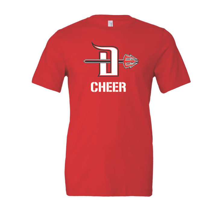 Short Sleeve T-Shirt - Derry Demons Cheer Design