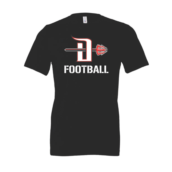 Short Sleeve T-Shirt - Derry Demons Football Design
