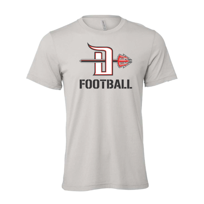 Short Sleeve T-Shirt - Derry Demons Football Design