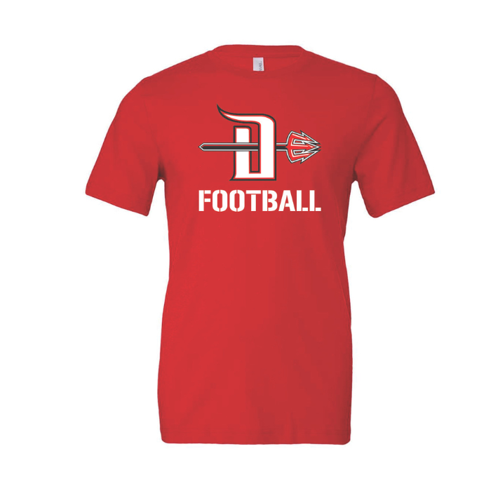 Short Sleeve T-Shirt - Derry Demons Football Design