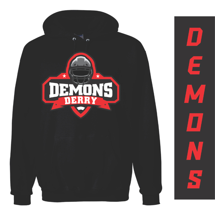 Hooded Sweatshirt with Derry Demons Logo