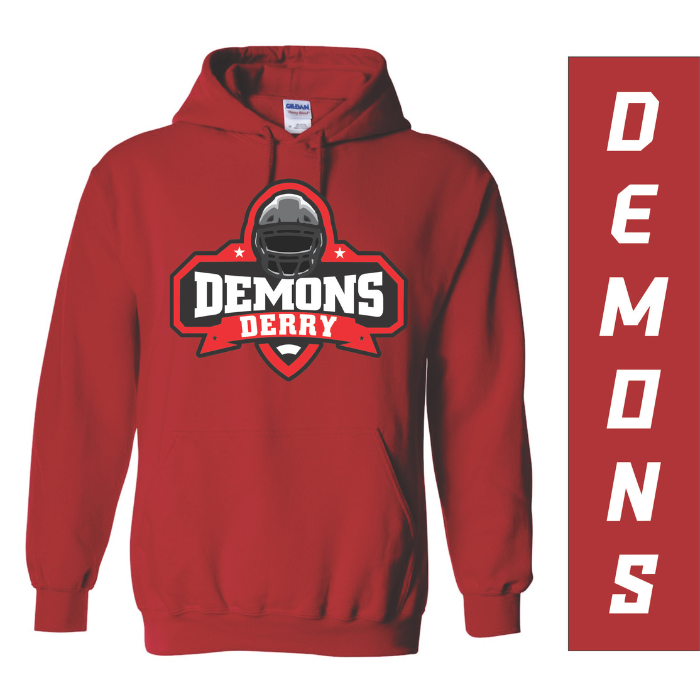 Hooded Sweatshirt with Derry Demons Logo