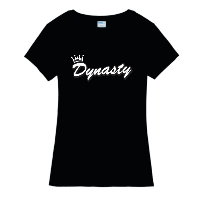 Dynasty Women's Cotton V-neck Short Sleeve T-shirt