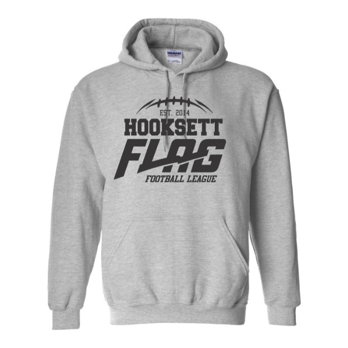 Hooksett Flag Football - Gildan 8oz Hooded (Youth & Adult)