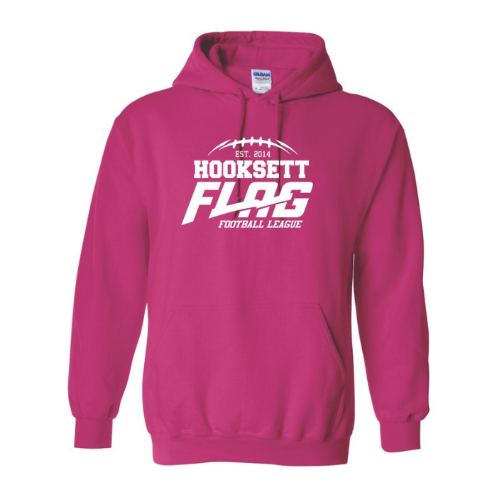 Hooksett Flag Football - Gildan 8oz Hooded (Youth & Adult)
