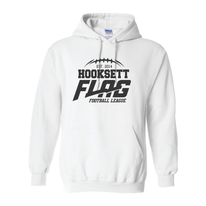 Hooksett Flag Football - Gildan 8oz Hooded (Youth & Adult)