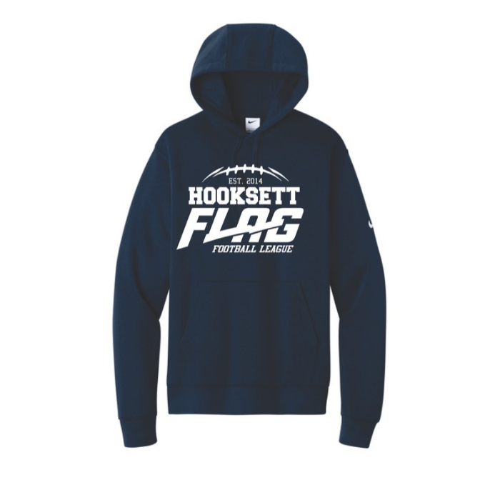 Hooksett Flag Football - Nike Hooded (Adult only)