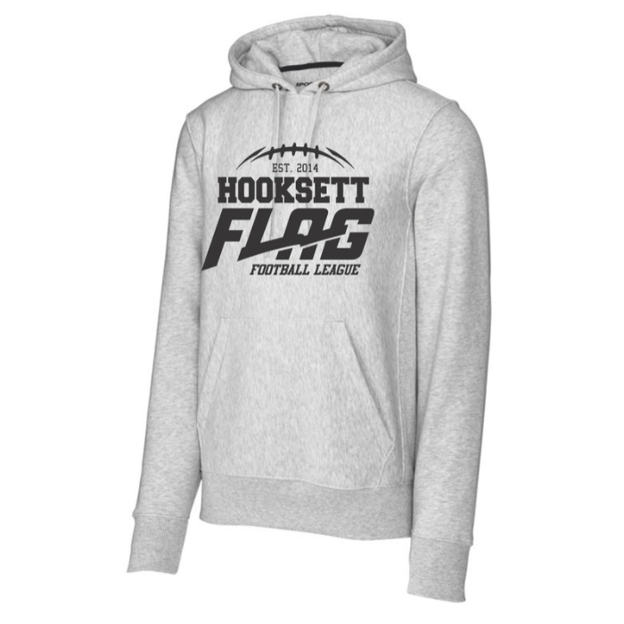 Hooksett Flag Football - SportTek 12oz Hooded  (Adult only)