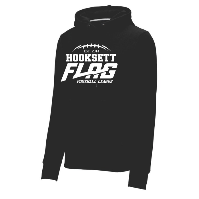 Hooksett Flag Football - SportTek 12oz Hooded  (Adult only)