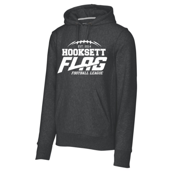 Hooksett Flag Football - SportTek 12oz Hooded  (Adult only)