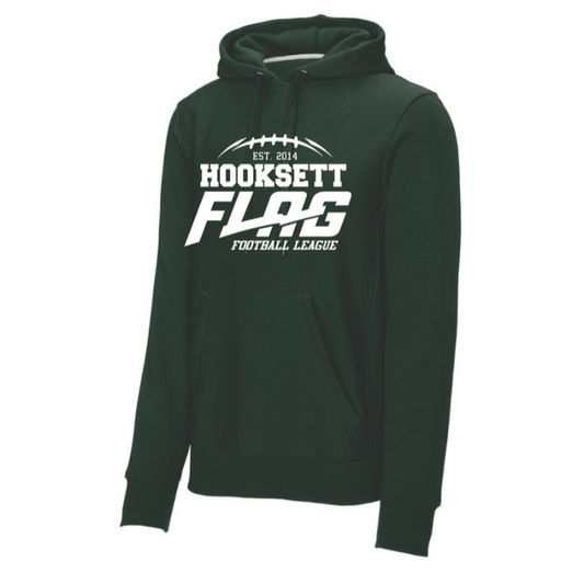 Hooksett Flag Football - SportTek 12oz Hooded  (Adult only)