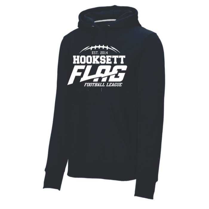 Hooksett Flag Football - SportTek 12oz Hooded  (Adult only)