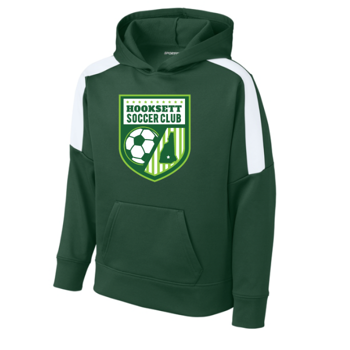 Hooksett Soccer Color Block Hoodie (Youth only)