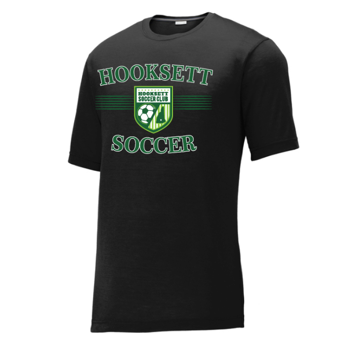 Hooksett Soccer Black T-shirt (Youth & Adult)