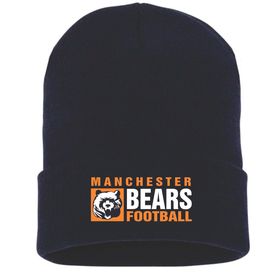 Knit Beanie with Manchester Bears Logo