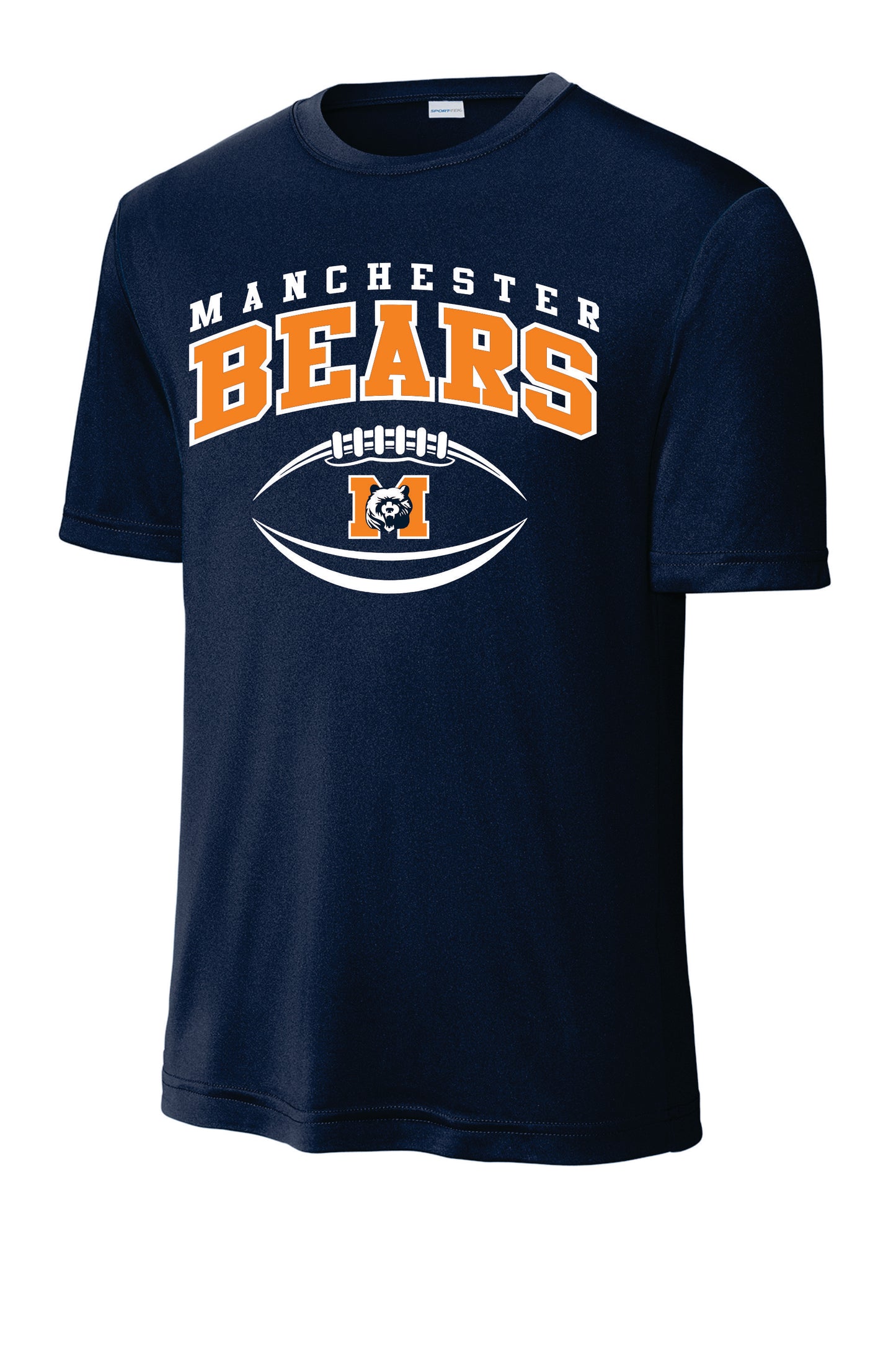 Short Sleeve Performance T-Shirt with Manchester Bears Logo