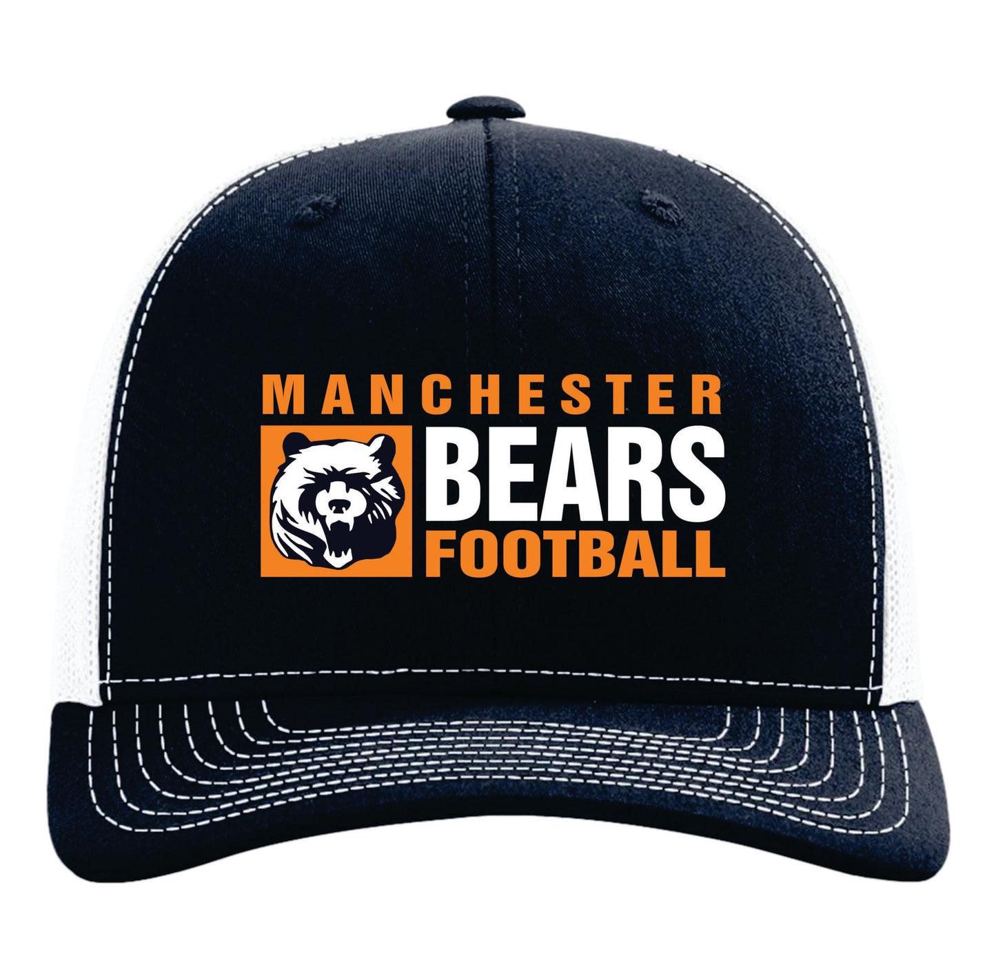 Snapback Trucker Hat with Manchester Bears Logo