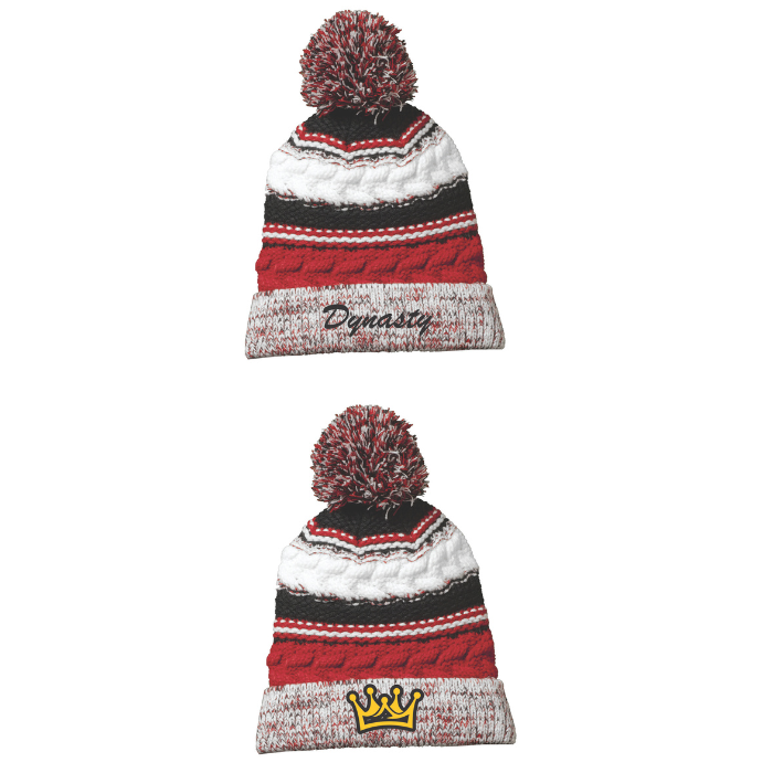 Sport Tek Pom Pom Beanie with Dynasty Logo