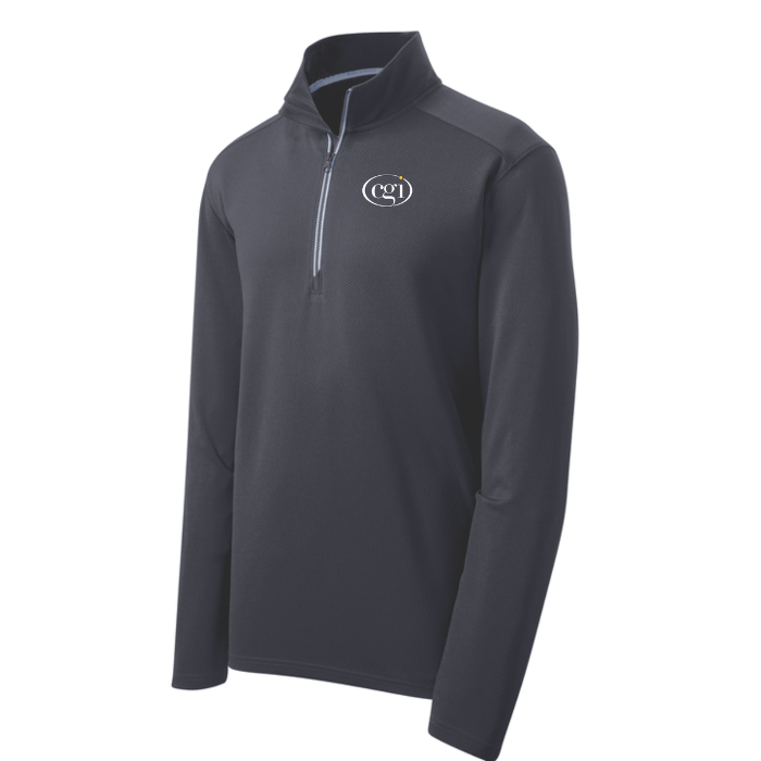 CGI-SportTek Sport-Wick Textured 1/4 Zip