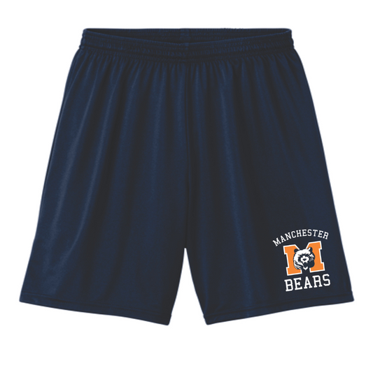 Performance Shorts for Youth and Adult with Manchester Bears Logo