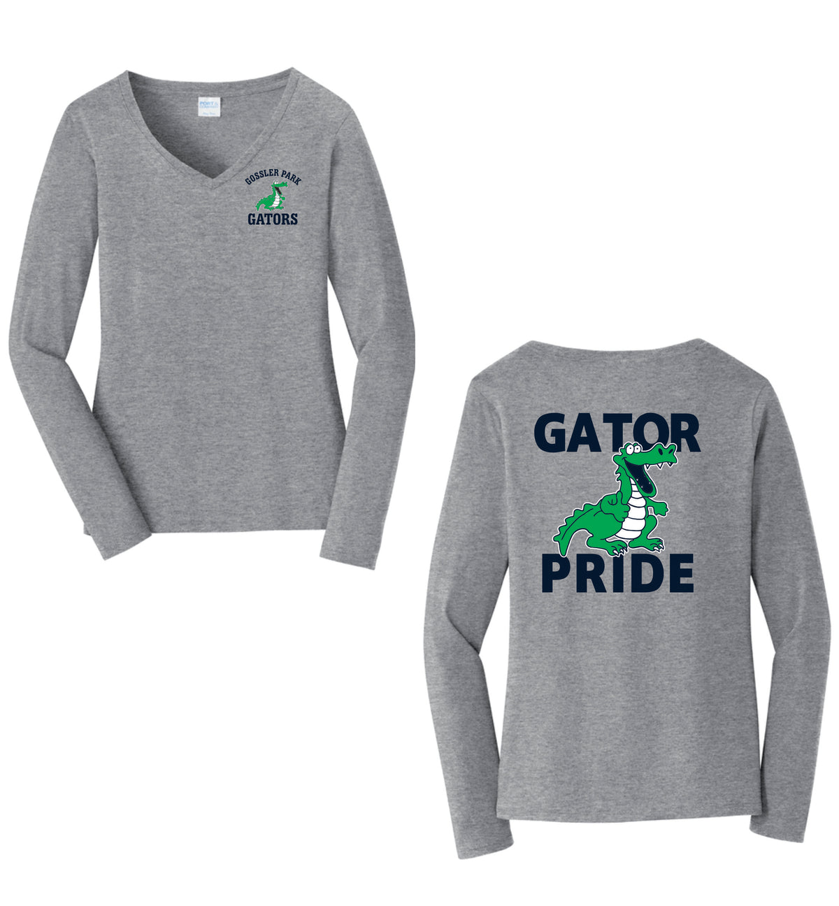 Gossler: Women's V Neck Long Sleeve (Adult)