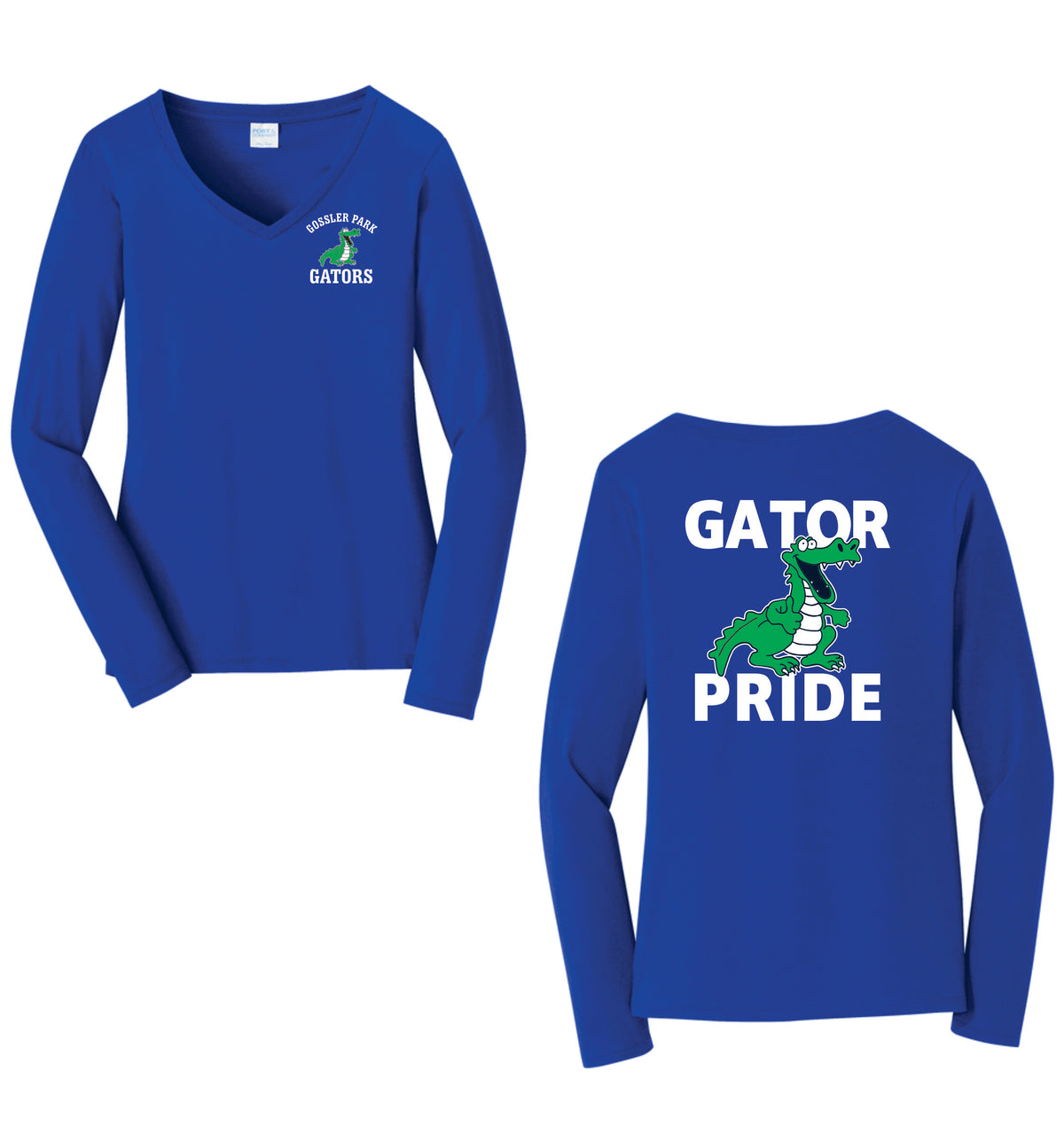 Gossler: Women's V Neck Long Sleeve (Adult)