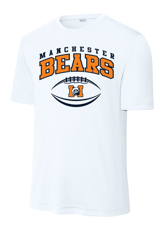 Short Sleeve Performance T-Shirt with Manchester Bears Logo